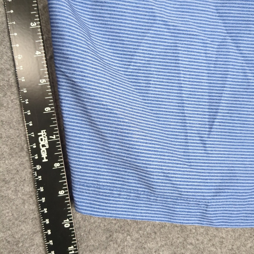Pebble Beach Mens Performance Golf Shorts Blue White‎ Micro Stripe Size 40 - Picture 10 of 13